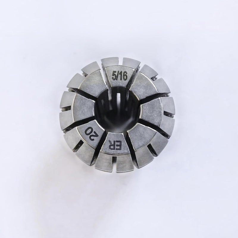 WEXWE Tools ER20 5/16 Inch Size High Precision Spring Collets Set, Accuracy Within 0.008 mm,Within 5000RMP router collets For CNC Milling Engraving Chuck Lathe Tool Holder Workholding Engraving,1pcs - Image 2